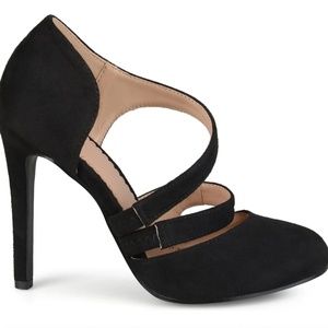 Gorgeous Black Strap Heels!